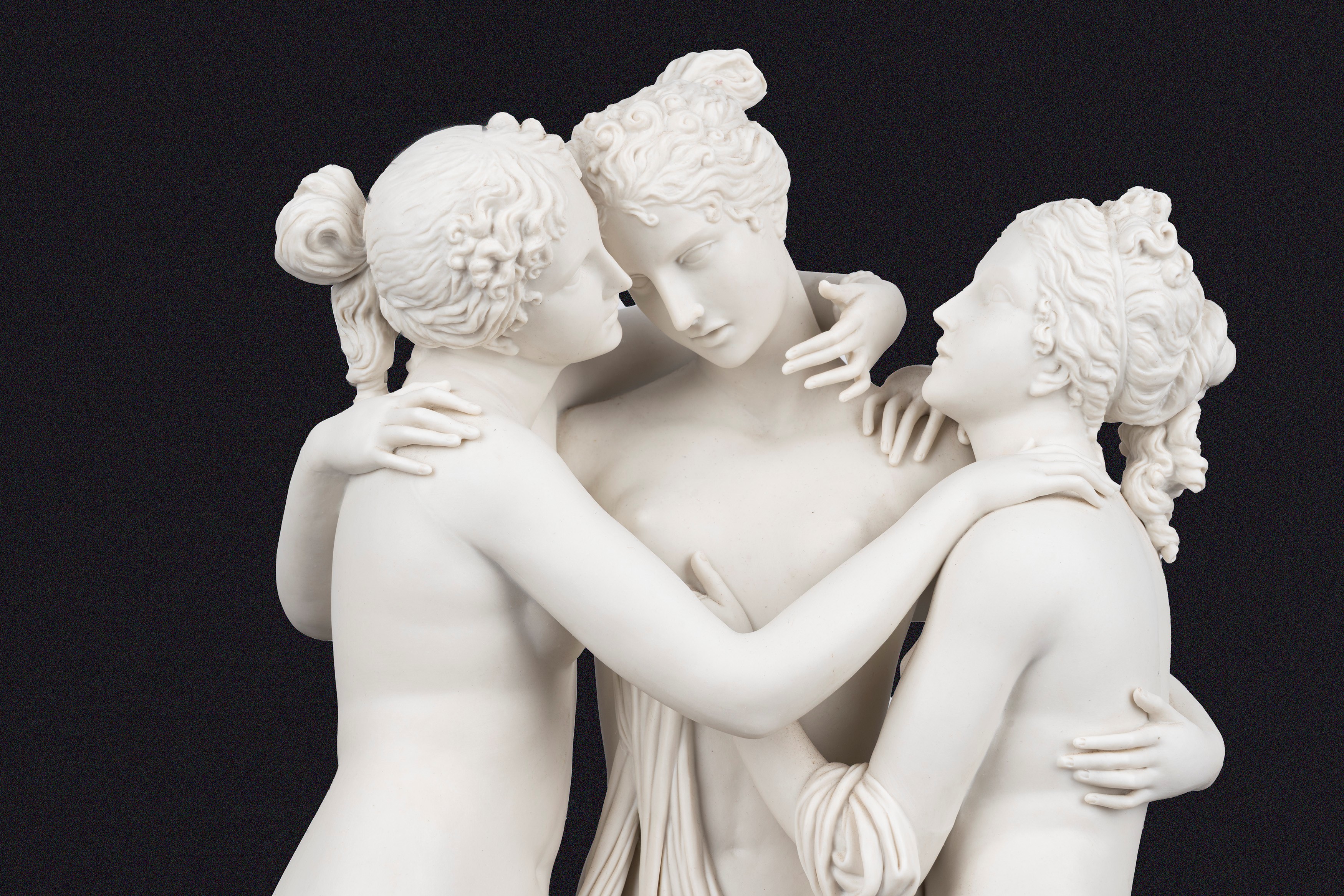 Alessandro Maggioni - Grande Gruppo Scultoreo Raffigurante le Tre Grazie, da Canova