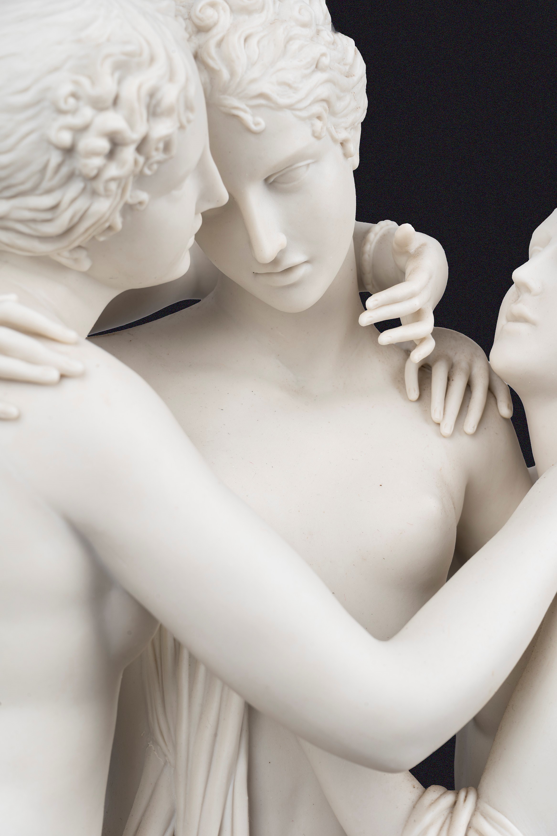 Alessandro Maggioni - Grande Gruppo Scultoreo Raffigurante le Tre Grazie, da Canova