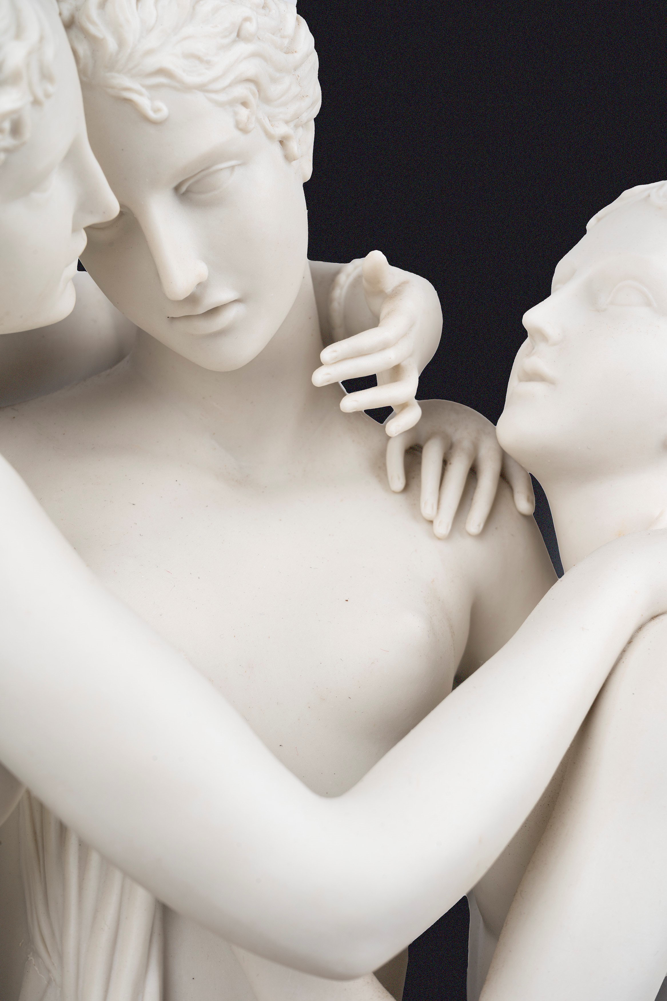 Alessandro Maggioni - Grande Gruppo Scultoreo Raffigurante le Tre Grazie, da Canova