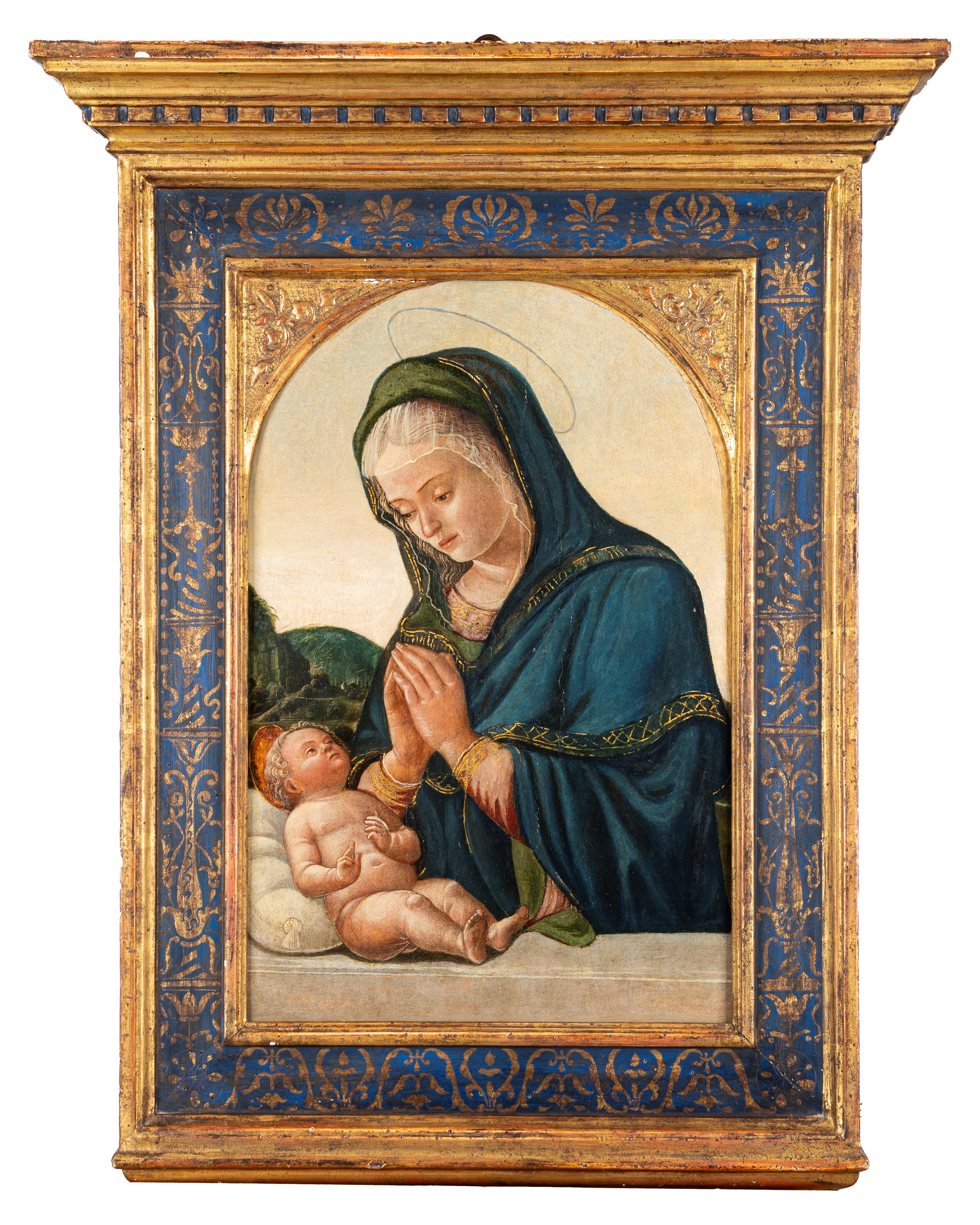 Jacopo Parisati, Detto Jacopo da Montagnana - Jacopo Parisati, Madonna con Bambino, olio su tavol...