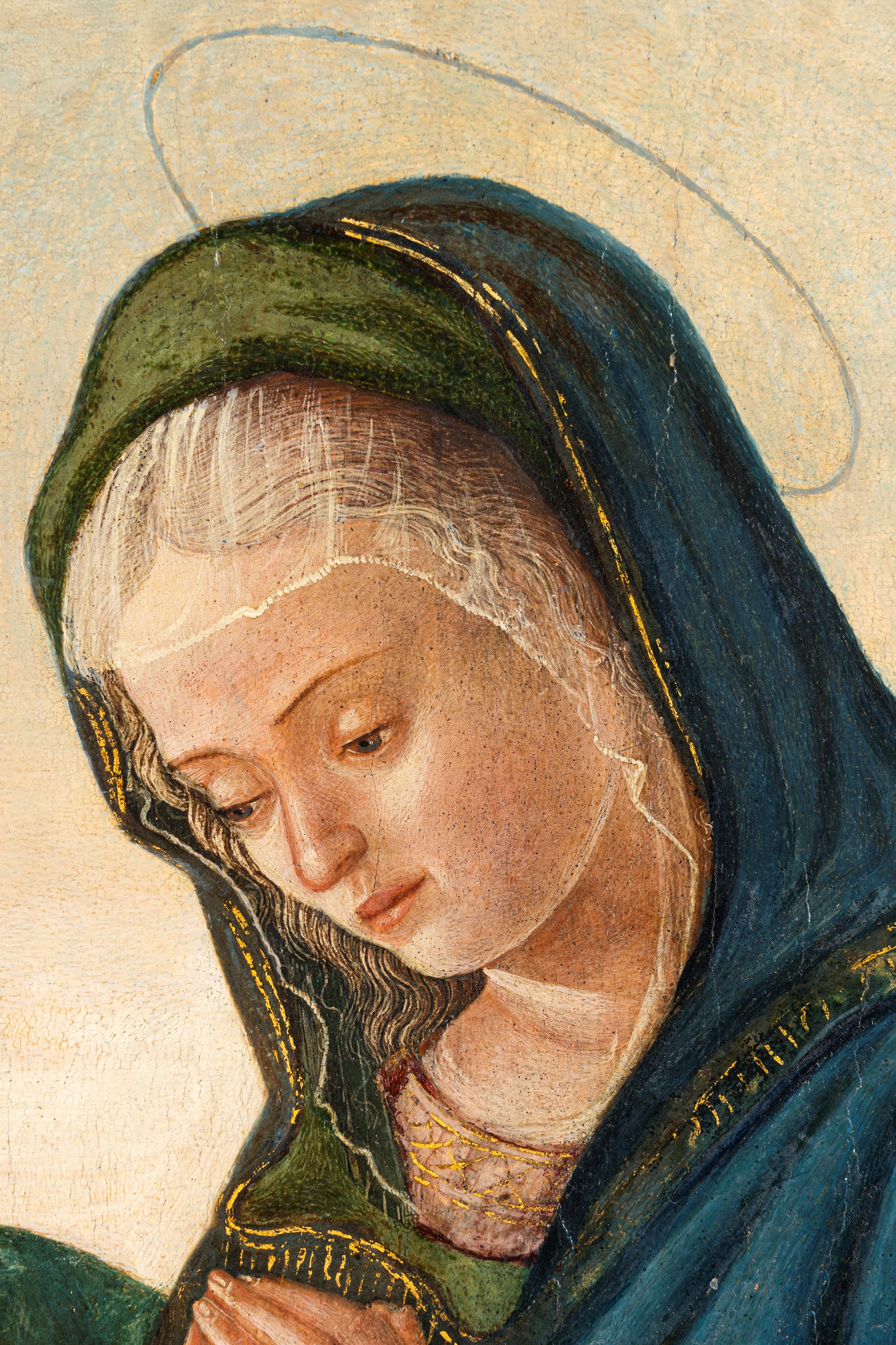 Jacopo Parisati, Detto Jacopo da Montagnana - Jacopo Parisati, Madonna con Bambino, olio su tavol...
