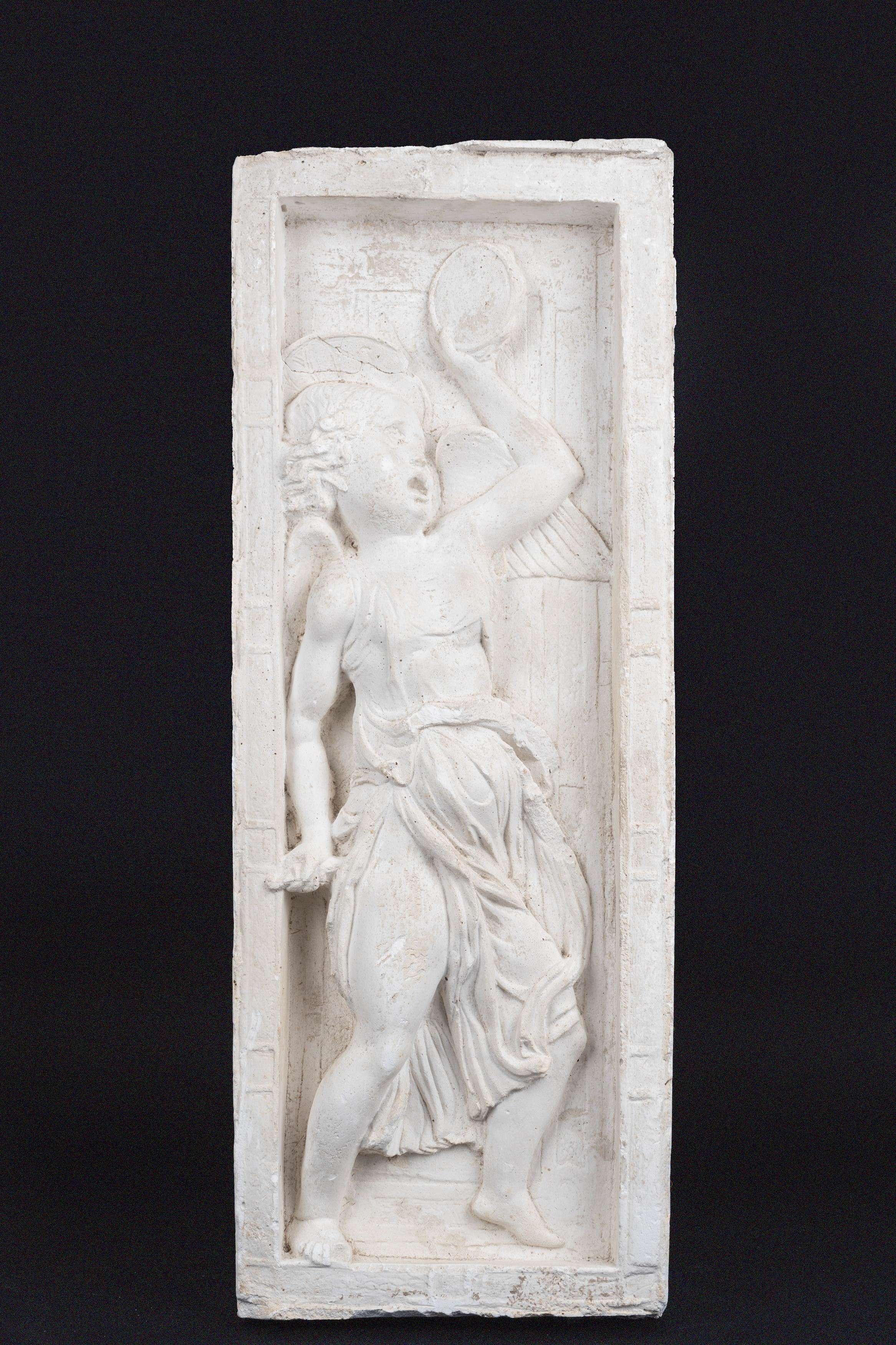 Due Bassorilievi in Gesso con Angeli Musicanti, Dall'altare Maggiore della Basilica del Santo a P...