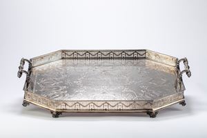 Grande vassoio ottagonale