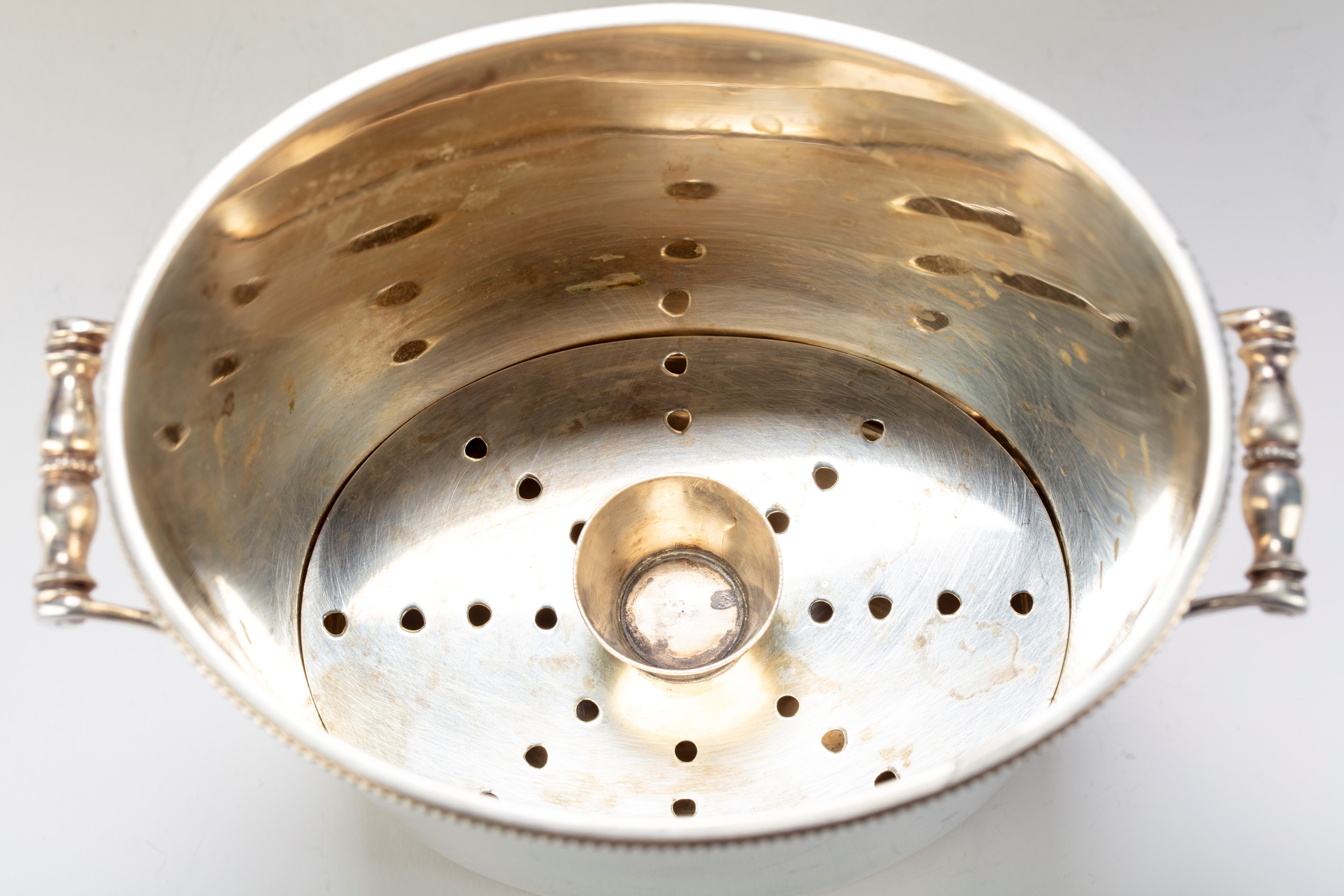 Broggi - Porta champagne magnum e secchiello da ghiaccio, argento, Italia, metà secolo XX