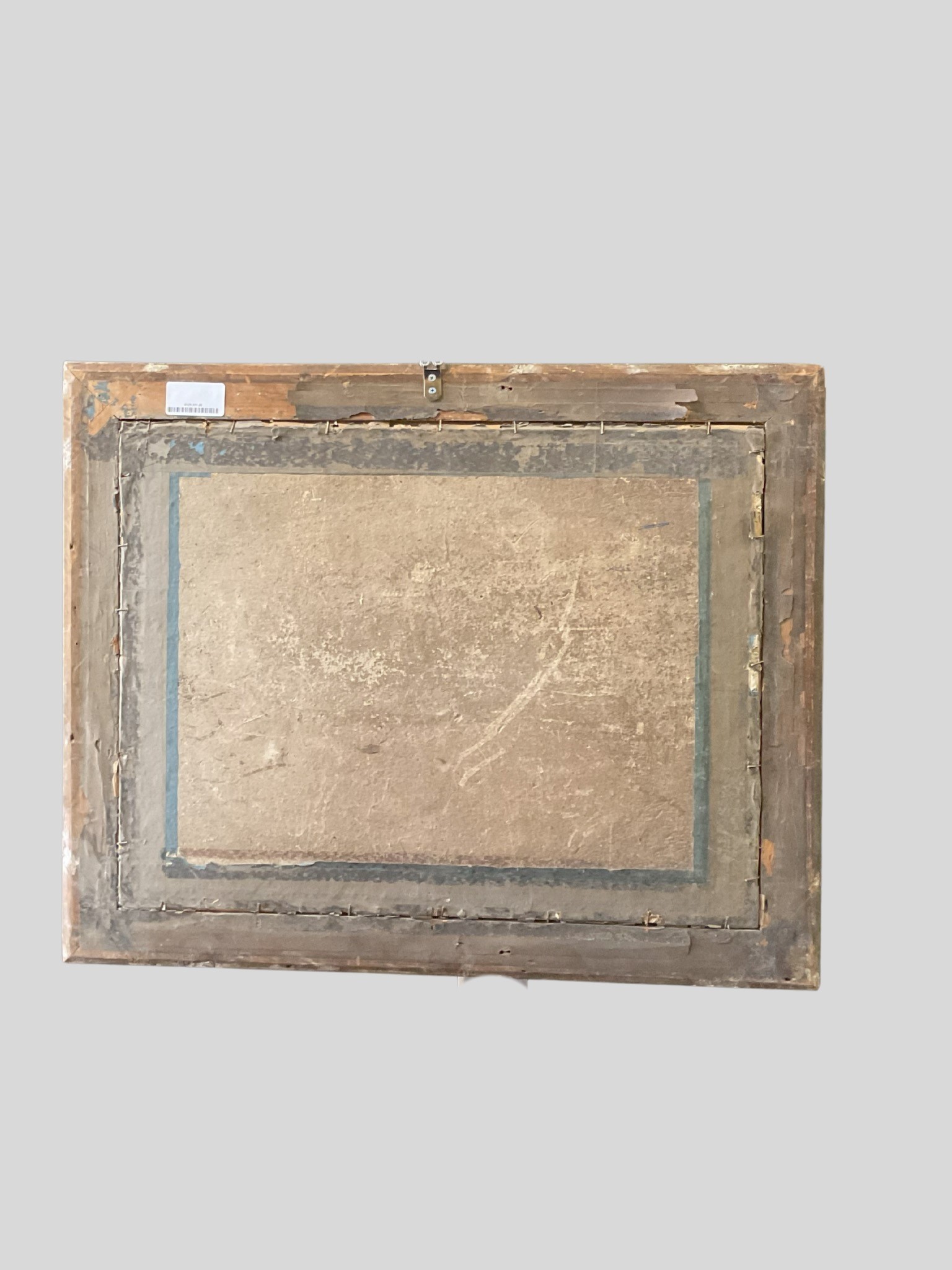 Scuola Italiana Fine Secolo XIX - Veduta di Napoli da Mergellina, gouache su carta, 1842