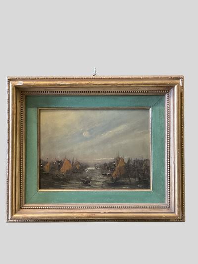 Barco al chiaro di luna