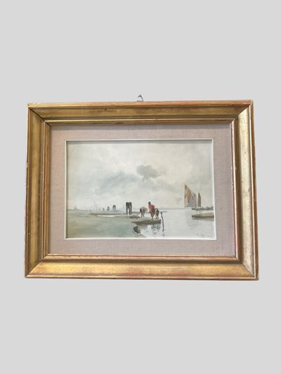 Laguna di Venezia, acquerello su carta