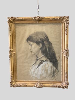 Profilo di giovane popolana