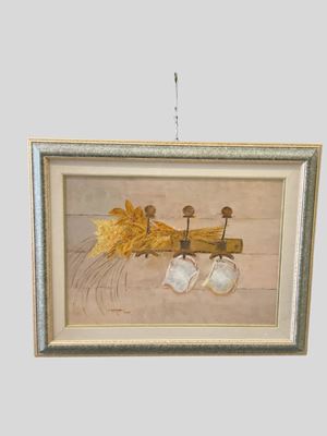 Composizione con piccole caraffe