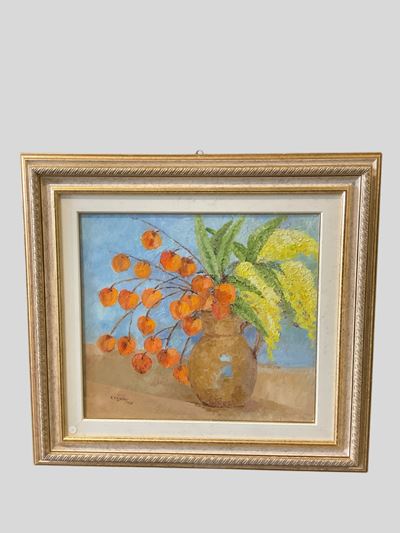 I palloncini rossi, olio su tela (1990)