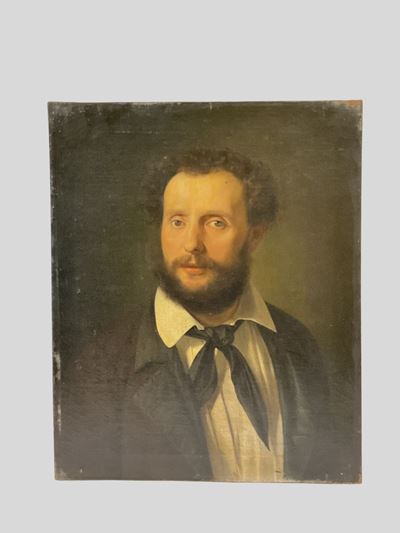 Ritratto maschile, olio su tela