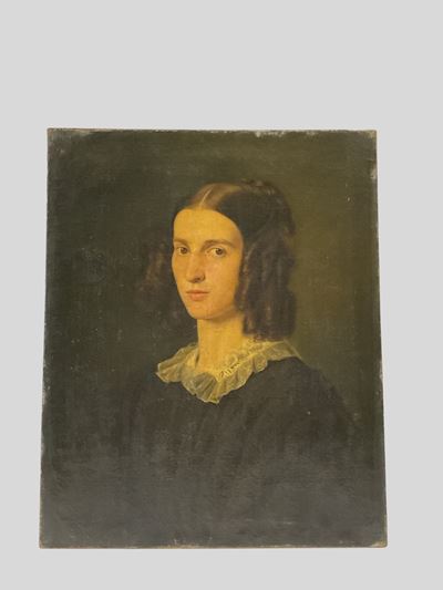 Ritratto di donna, olio su tela (1845)