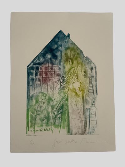 Casa di Baba (acquaforte acquatinta a cinque colori)