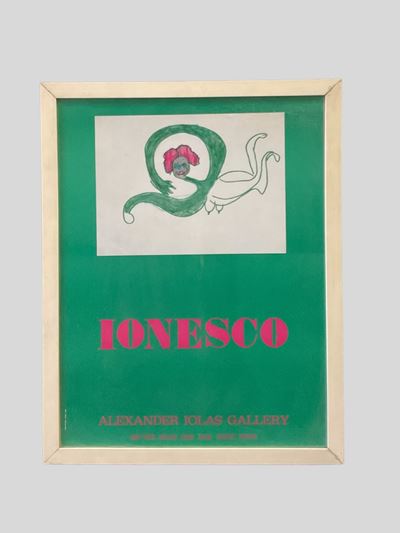Manifesto, stampa tipografica, con cornice e vetro