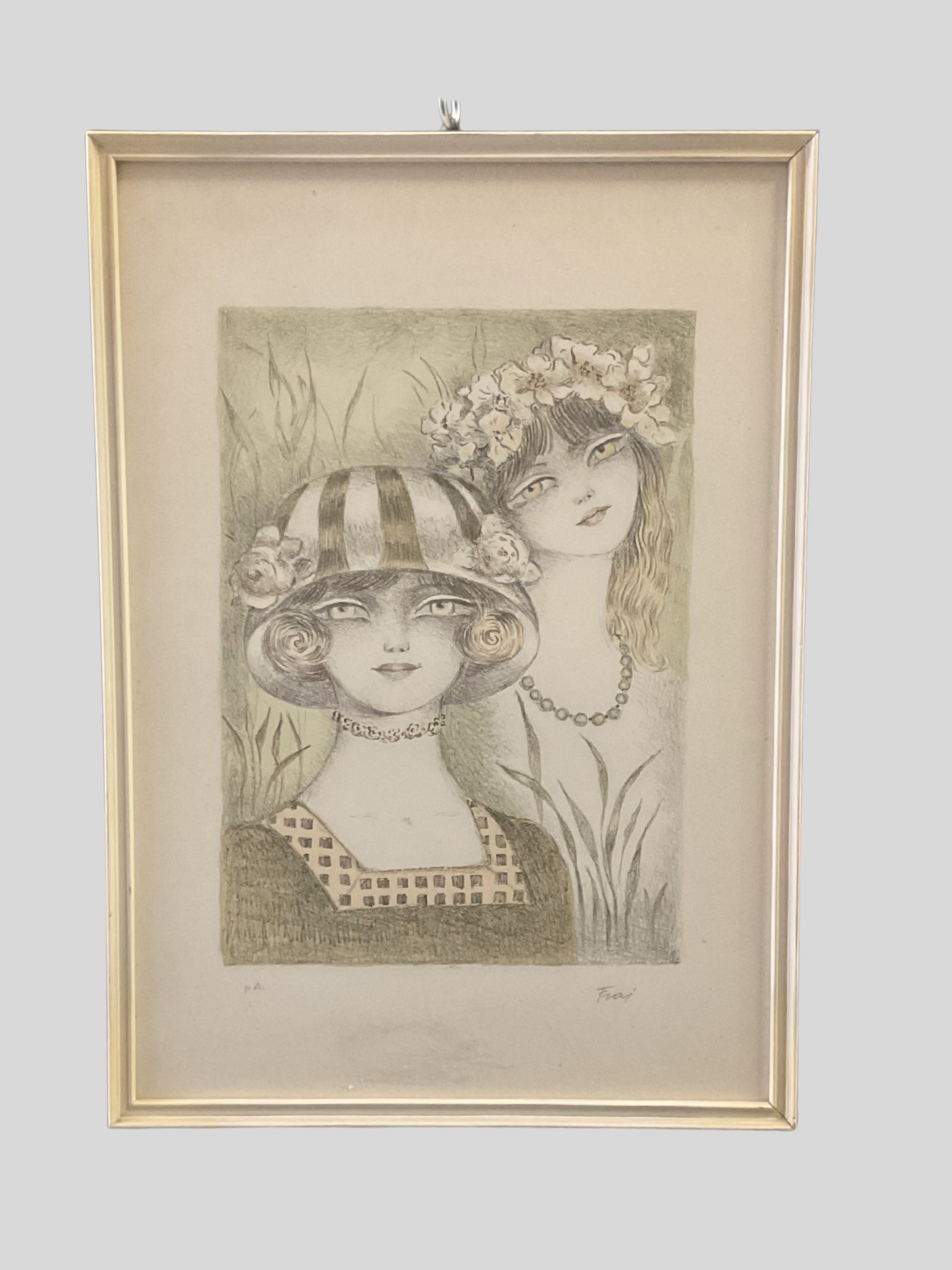 Felicita Frai - Donne, acquaforte a colori