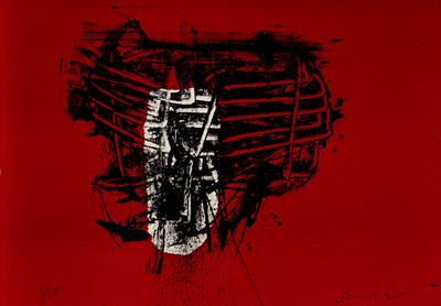 Senza titolo, litografia a colori, es. 77/125