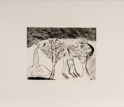 Tane di Napoli - Acquaforte, prova di stampa, 1983