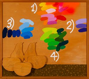 Come dipingere le nature morte: i campioni colorati