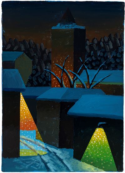 Un quadro coi fiocchi, olio su tela, 1995