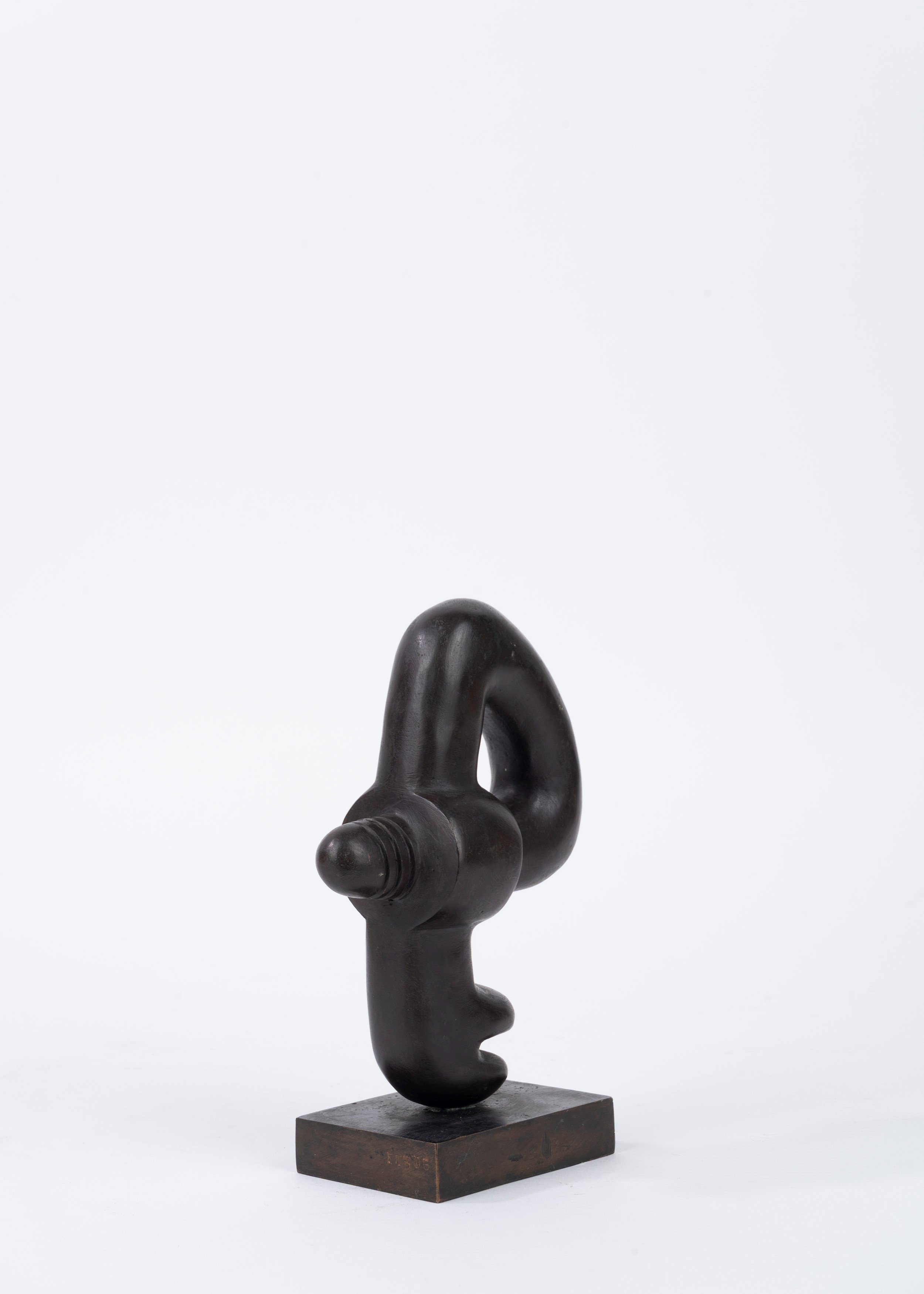 Sorel Etrog - Senza titolo. Bronzo con patina bruna