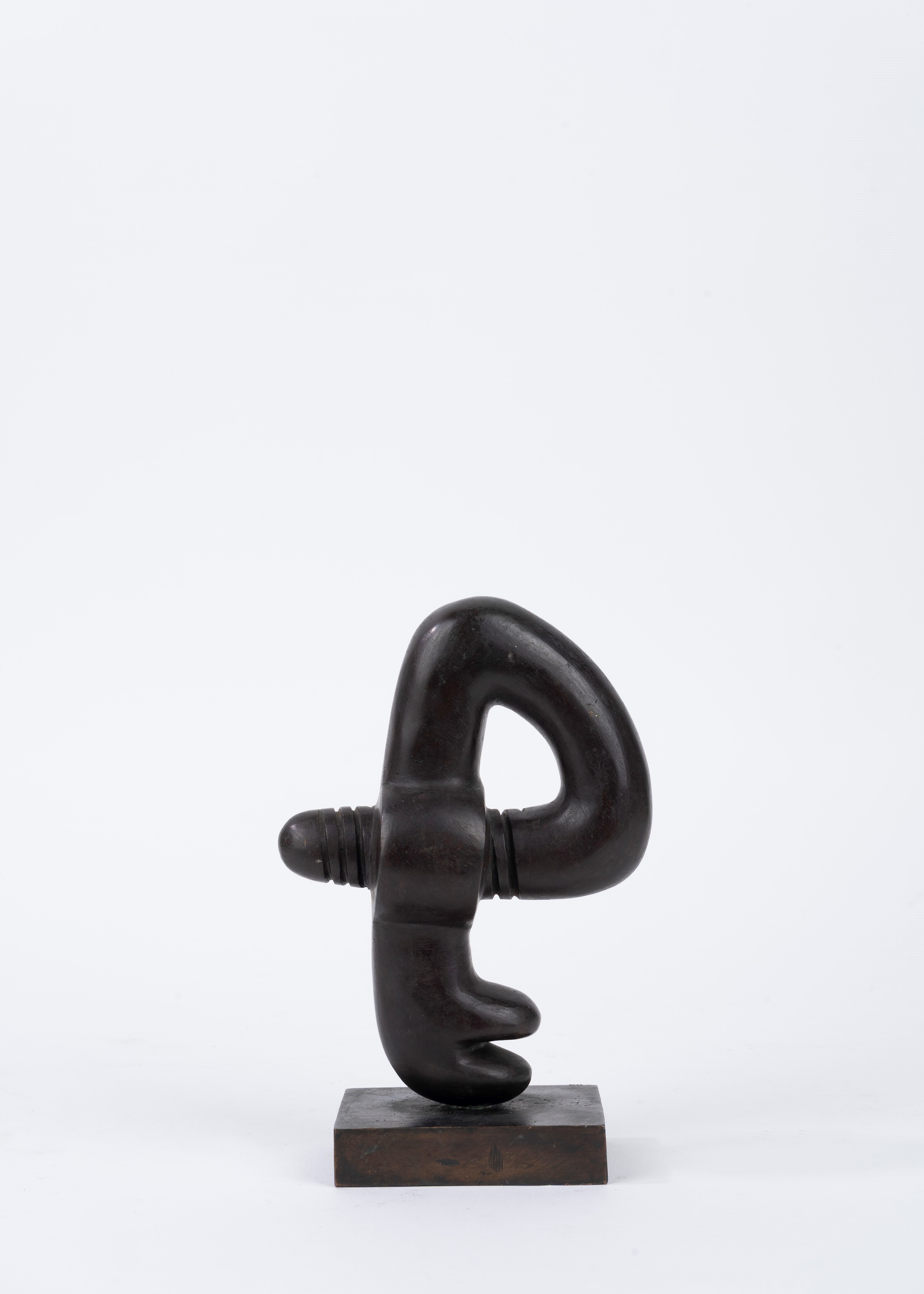 Sorel Etrog - Senza titolo. Bronzo con patina bruna