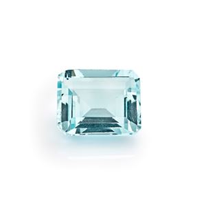 Aquamarine in paper ct 5.89