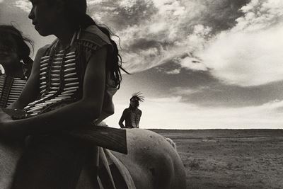 Crow Indians - Stampa vintage alla gelatina ai sali d'argento