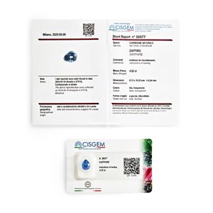 Zaffiro Ceylon in blister ct 4,52