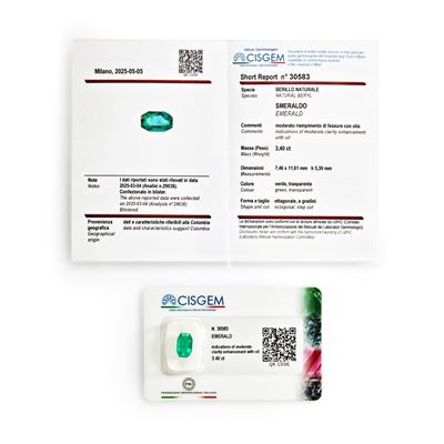 Smeraldo Colombia in Blister Ct 3,40