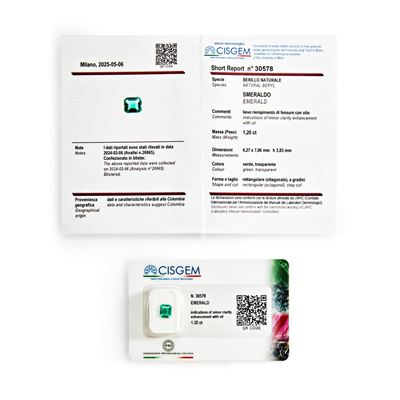 Smeraldo Colombia in Blister Ct 1,20