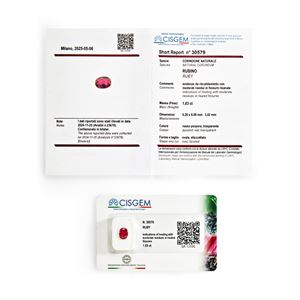 Rubino in blister ct 1,63