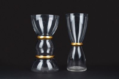 Due Vasi in Vetro di Murano