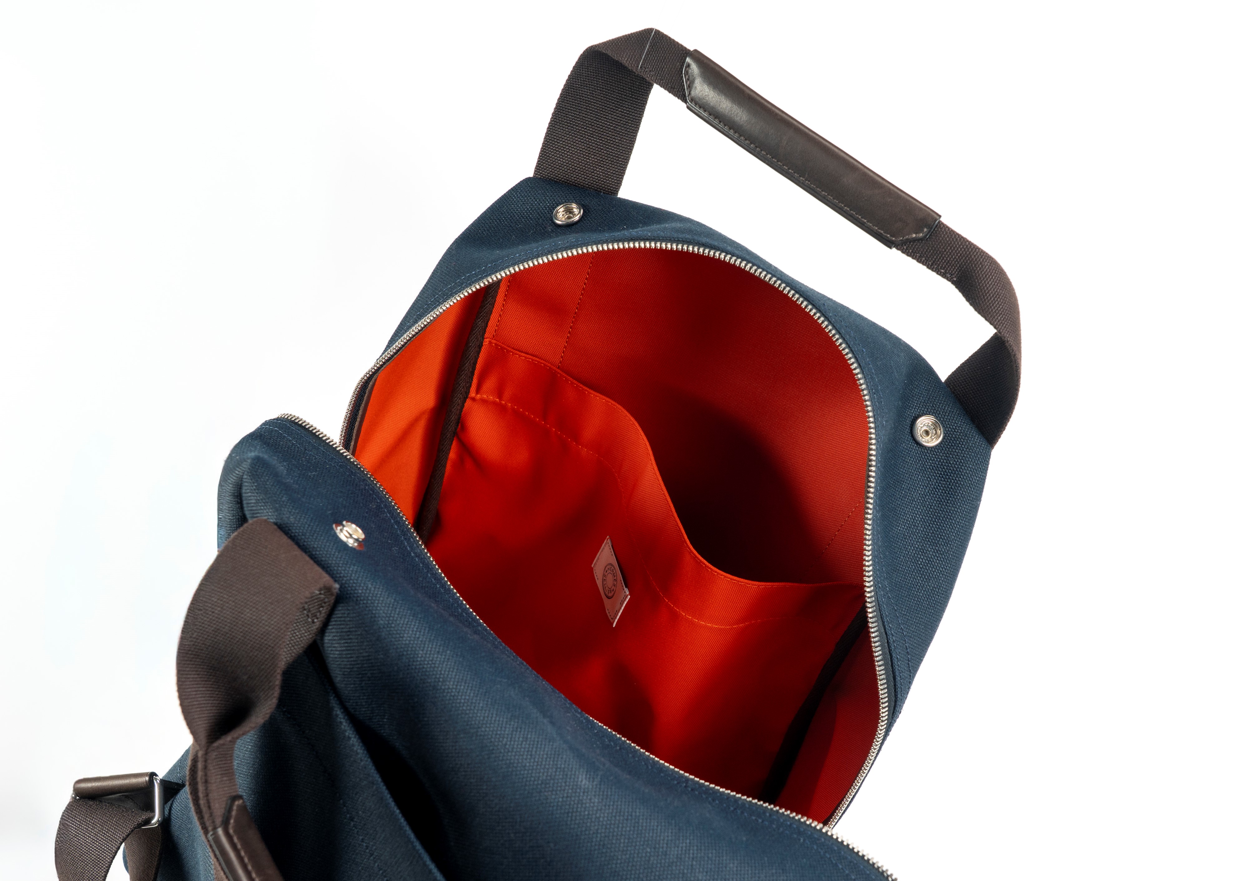 Hermès - Zaino Groom, misto cotone e pelle con chiusura a bottoni a pressione