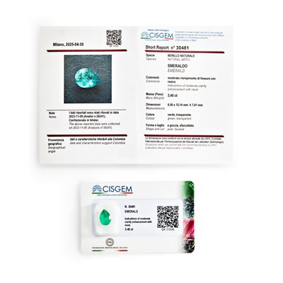 Smeraldo Colombia in Blister Ct 3,40