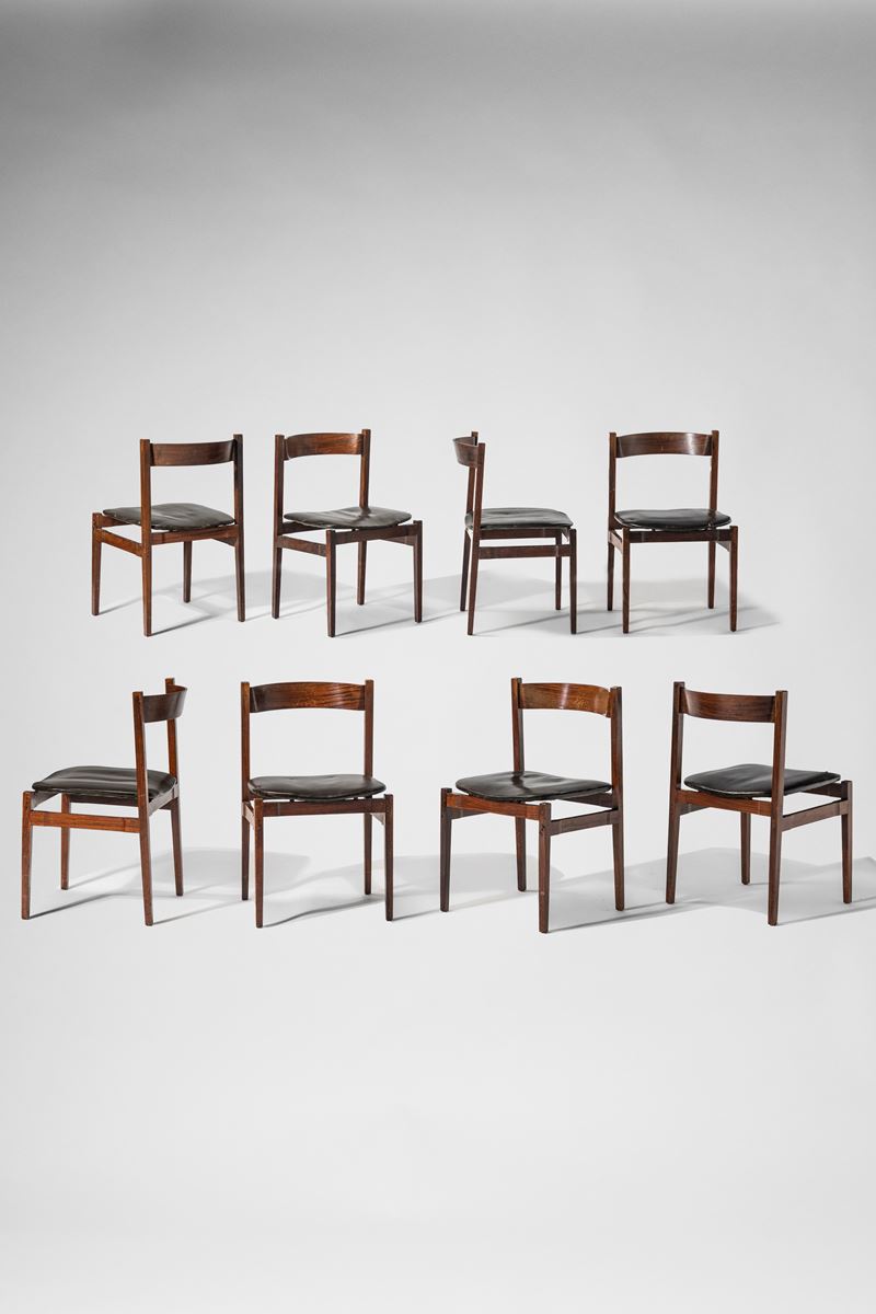 Set di otto sedie modello no. 101, per Casa PBH