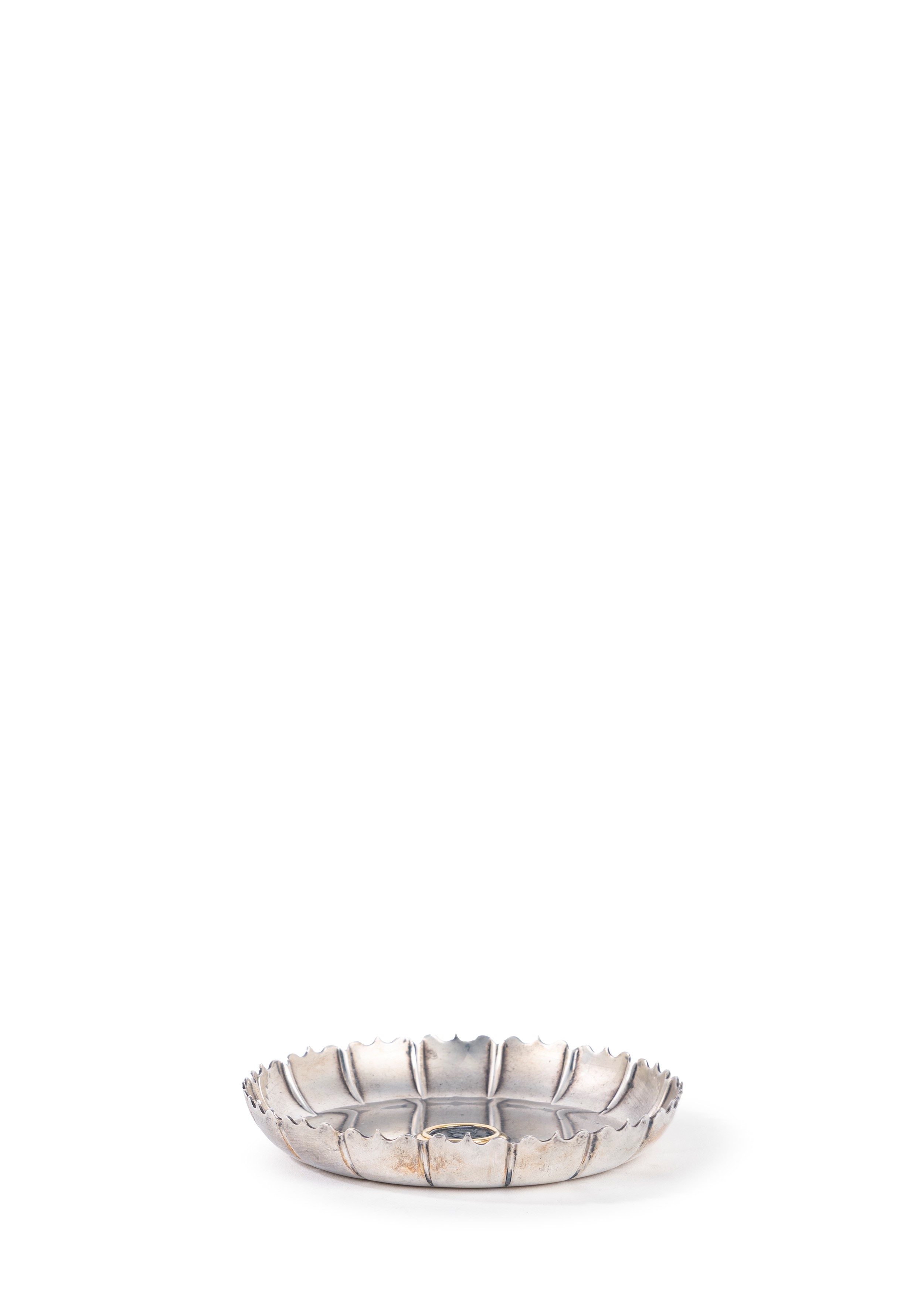 Bulgari - Svuotatasche in argento 925 con moneta romana di Crispus Caesar