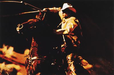 Senza titolo (Cowboy), Ektachrome vintage su carta Kodak, 1987