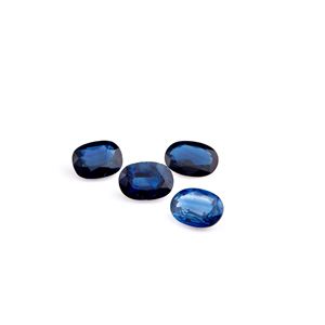 Lotto di zaffiri in cartina per totale ct 3,42