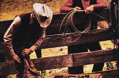 Senza titolo (Cowboy), Ektachrome vintage su carta Kodak