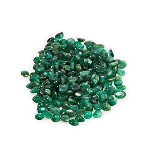 Lotto di smeraldi in cartina per totale ct 38,95