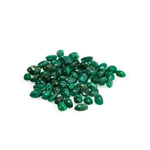 Lotto di smeraldi in cartina per totale ct 17,33