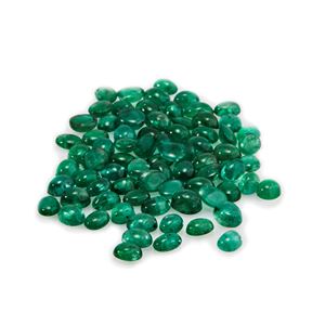 Lotto di smeraldi in cartina per totale ct 26,22