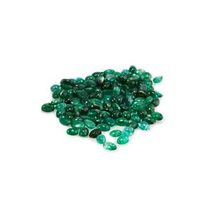 Lot of emeralds in paper for a total of 55.91 ct