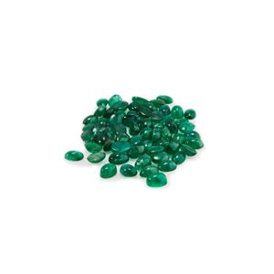 Lot of emeralds in paper for a total of 33.30 ct