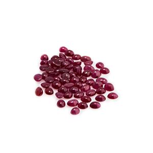Lot of rubies in paper for a total of 12.99 ct