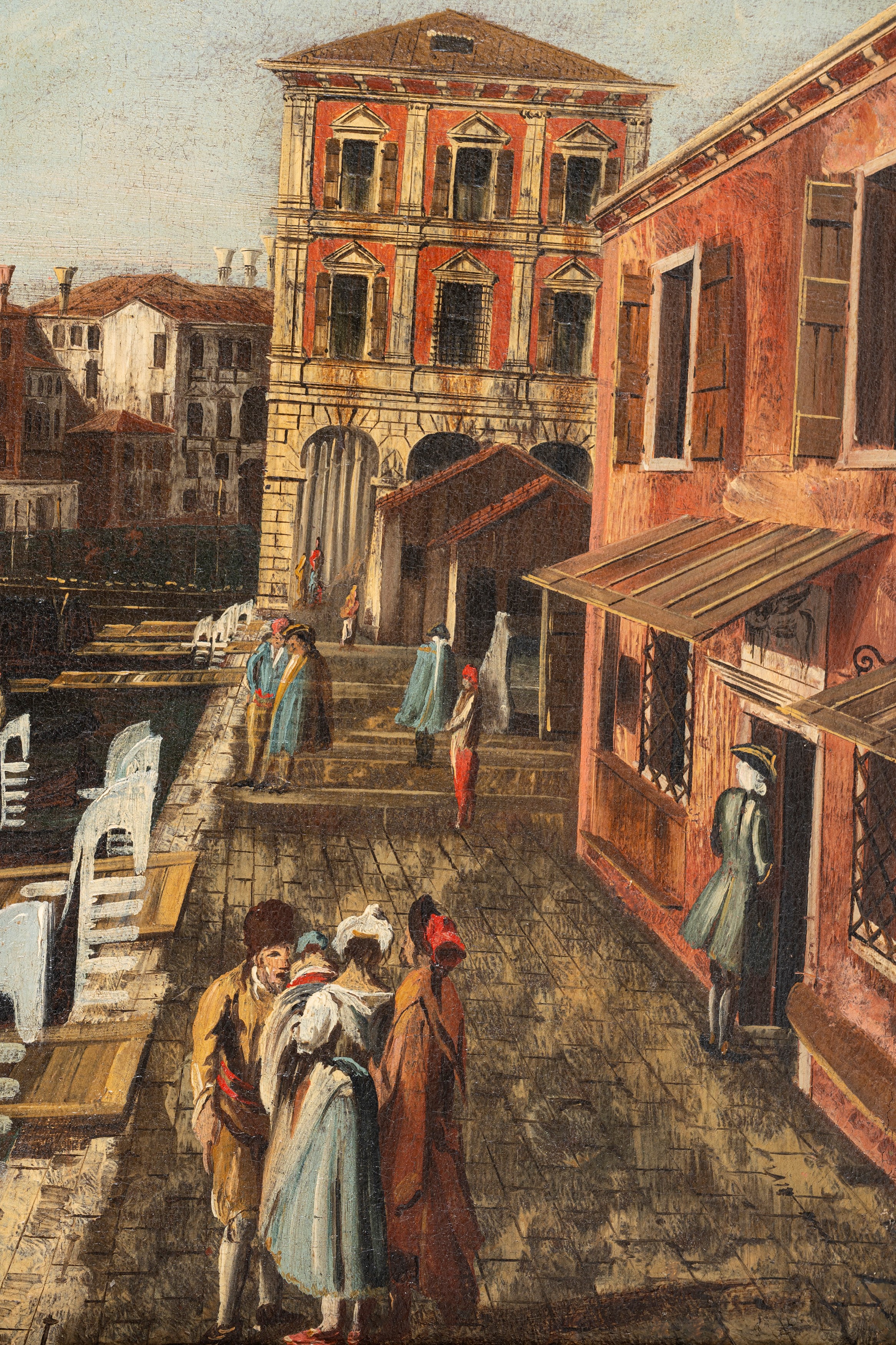 Scuola Veneta, Secolo XIX - Veduta di Venezia con il Canal Grande dal Palazzo Michiel dalle Colon...
