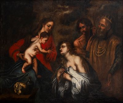 Madonna con Bambino e Peccatori Penitenti