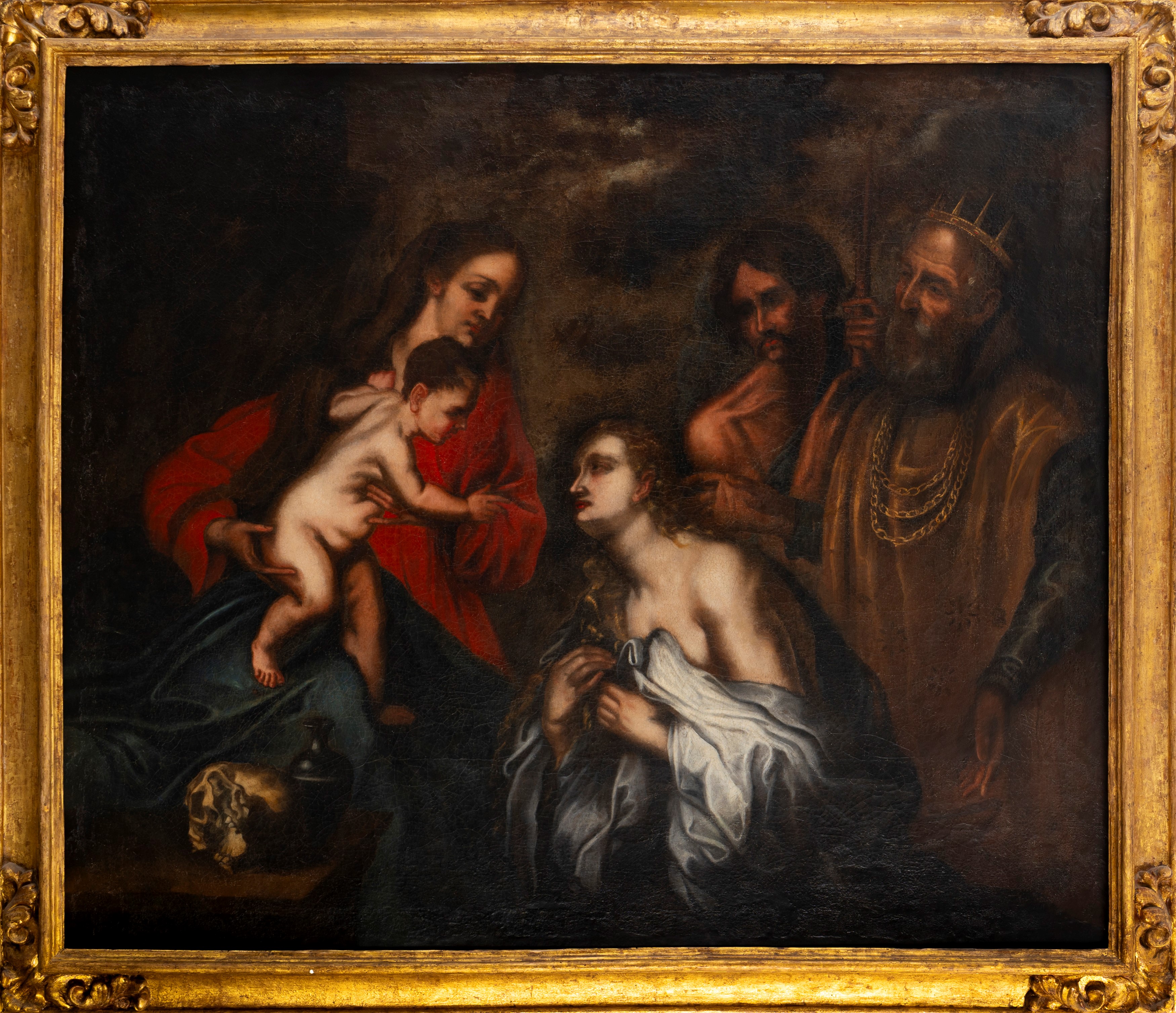 Da Anton Van Dyck - Madonna con Bambino e Peccatori Penitenti