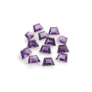 Lotto di ametiste in cartina per totale ct 28,14