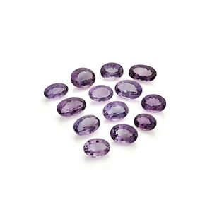 Lotto di ametiste in cartina per totale ct 301,05